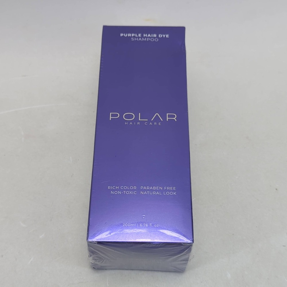Polar Purple Hair Dye Shampoo Rich Color Non-toxic Natural Care 200ML/6.7 OZ